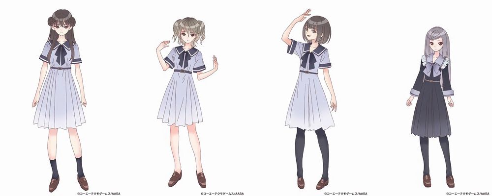 Blue Reflection characters2